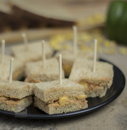 Mini Mexican Corn Sandwich Recipe
